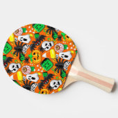 Halloween Spooky Candies Party Tischtennis Schläger (Seitenansicht)