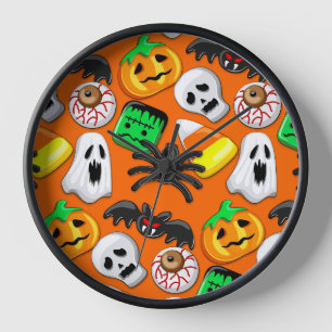 Halloween Spooky Candies Party Uhr