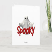 Halloween Spooky Card Karte (Rückseite)