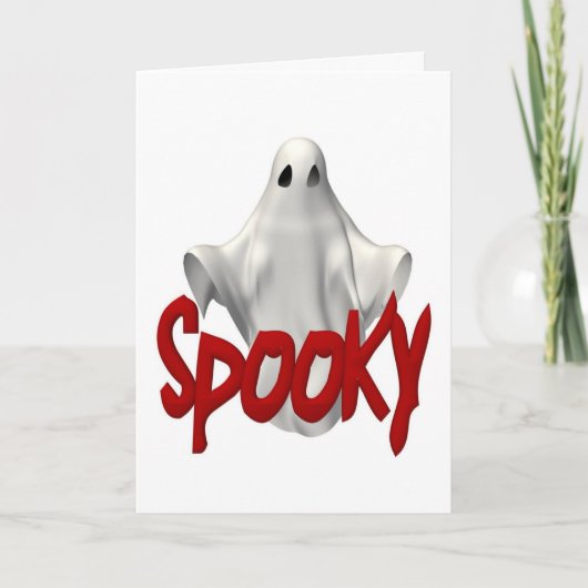 Halloween Spooky Card Karte (Vorderseite)