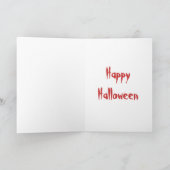 Halloween Spooky Card Karte (Innenseite)