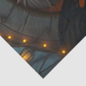 Halloween Spooky Cat and Fairy Fantasy Tissue Pap Seidenpapier (Detail)