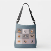 Halloween Spooky Chic Tote Bag. Tragetaschen Mit Langen Trägern (Vorderseite)