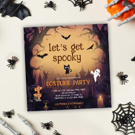 Halloween Spooky Costume Party Einladung