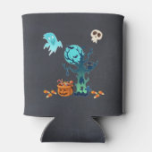 Halloween Spooky Creepy Ghosts Fledermäuse Skulls Dosenkühler (Rückseite)