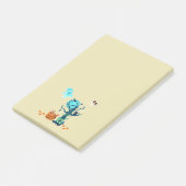 Halloween Spooky Creepy Ghosts Fledermäuse Skulls Post-it Klebezettel (angewinkelt)