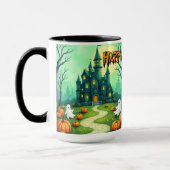 Halloween Spooky Cute Modern Collection Tasse (Links)