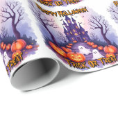 Halloween Spooky Cute Popular Collection Geschenkpapier (Rolleneckpunkt)