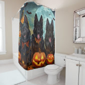 Halloween Spooky Duschvorhang (Beispiel)