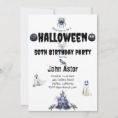 Halloween Spooky Einladung (Vorderseite)