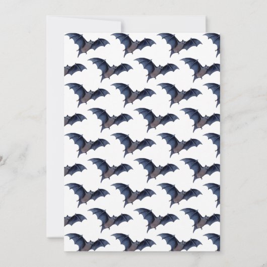 Halloween Spooky Einladung (Rückseite)