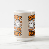 Halloween spooky energy mom life kaffeetasse (Mittel)