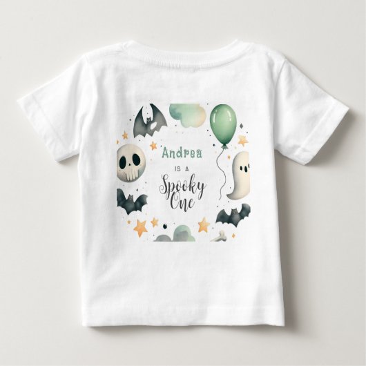 Halloween Spooky erster Baby T-shirt (Rückseite)