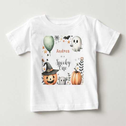 Halloween Spooky erster Baby T-shirt (Vorderseite)