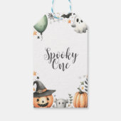 Halloween Spooky erster Geschenkanhänger (Rückseite)