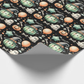 Halloween Spooky erster Geschenkpapier (Ecke)