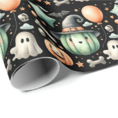 Halloween Spooky erster Geschenkpapier (Rolleneckpunkt)