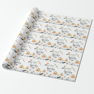 Halloween Spooky erster Geschenkpapier