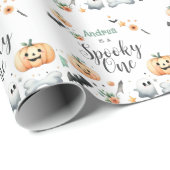 Halloween Spooky erster Geschenkpapier (Rolleneckpunkt)