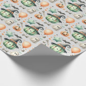 Halloween Spooky erster Geschenkpapier (Ecke)