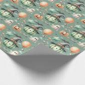 Halloween Spooky erster Geschenkpapier (Ecke)