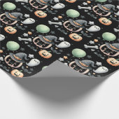 Halloween Spooky erster Geschenkpapier (Ecke)