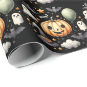 Halloween Spooky erster Geschenkpapier (Rolleneckpunkt)