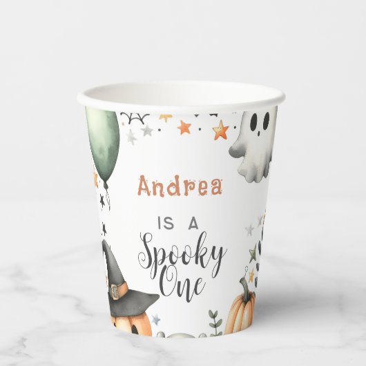 Halloween Spooky erster Pappbecher (Vorderseite)