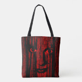 Halloween Spooky Face Tasche (Rückseite)
