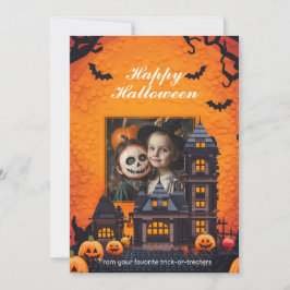 Halloween Spooky Family Fun Karte