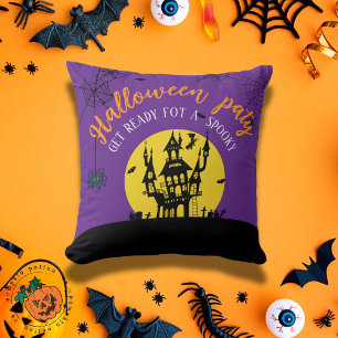 Halloween Spooky Festung Pillow   Kissen