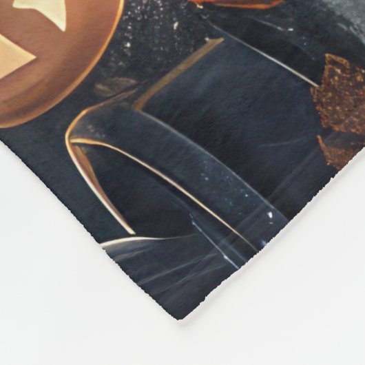 Halloween Spooky Fleecedecke (Ecke)
