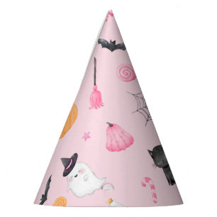 Halloween Spooky Geburtstag pink Partyhütchen