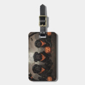 Halloween Spooky Gepäckanhänger (Vorderseite vertikal)