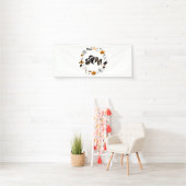 Halloween Spooky Ghost 2.5x6 Vinyl Banner (Insitu)