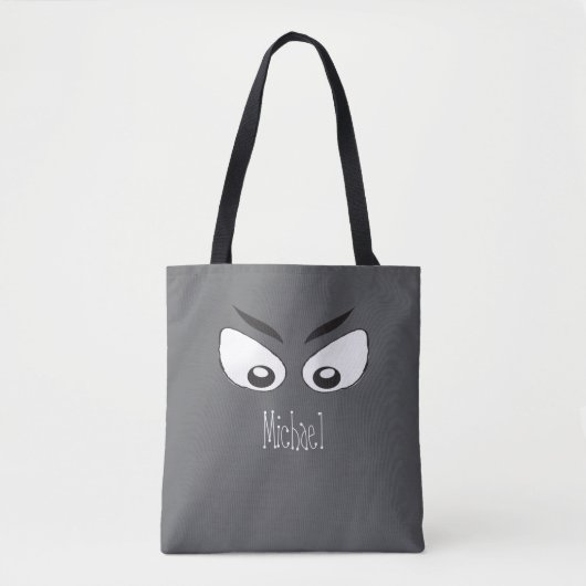 Halloween Spooky Ghost Beängstigende whimsikische  Tasche (Vorderseite)