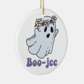 Halloween Spooky Ghost Boo Jee Boo Keramik Ornament (Rechts)