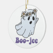Halloween Spooky Ghost Boo Jee Boo Keramik Ornament (Links)