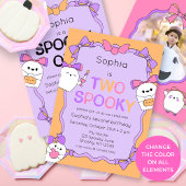 Halloween Spooky Ghost Geburtstag Dankeschön Karte