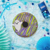 Halloween Spooky Ghost Green Donut Pappteller (Party)