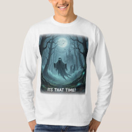 Halloween Spooky Ghost Long Sleeve T - Shirt