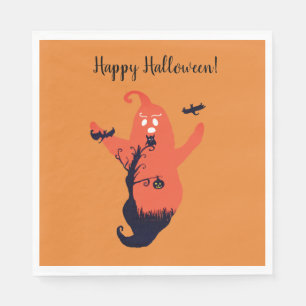 Halloween Spooky Ghost Paper Napkin Serviette