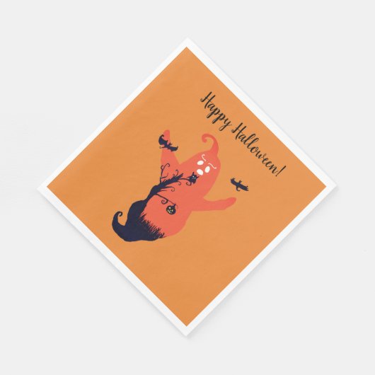 Halloween Spooky Ghost Paper Napkin Serviette (Ecke)