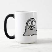 Halloween Spooky Ghost - Retro Pixel Art Style Verwandlungstasse (Links)