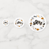 Halloween Spooky Ghost Table Confetti Konfetti (Vorderseiten)