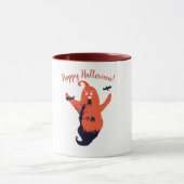Halloween Spooky Ghost-Tasse Tasse (Zentrum)