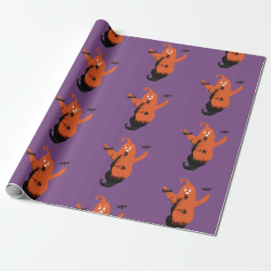 Halloween Spooky Ghost Wrapping Paper Geschenkpapier
