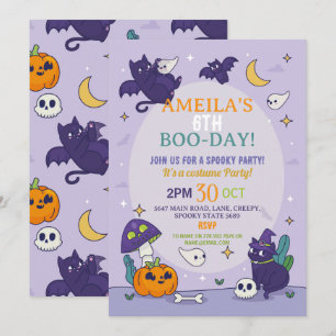 Halloween Spooky Ghosts Party Einladung