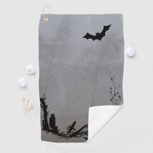 Halloween-Spooky Golfhandtuch (Insitu)