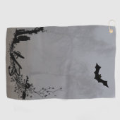 Halloween-Spooky Golfhandtuch (Horizontal)
